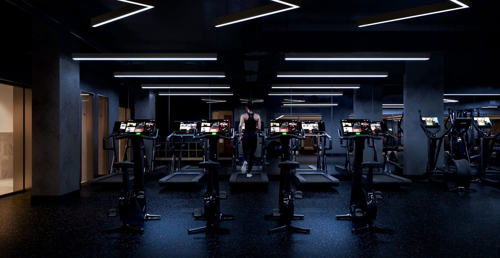The fitness centre at West 42
