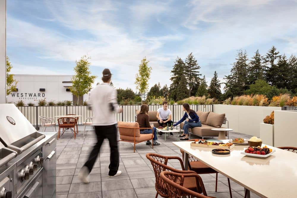 The West Deck rooftop terrace at Westward