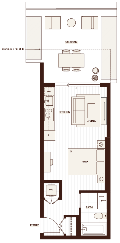 Floor plan A3 — Studio